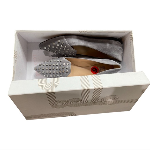 NWT Belle suede studded flats size 6 - Picture 3 of 3